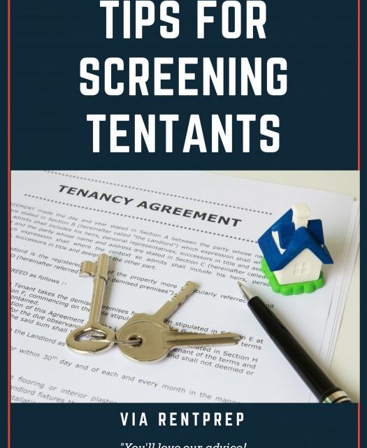 Tips For Screening Tenants