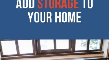 Ways to Add Storage to Your Home