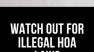 Illegal HOA Laws