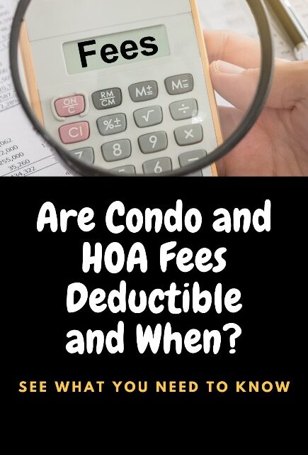 Are Condo and HOA Fees Deductible